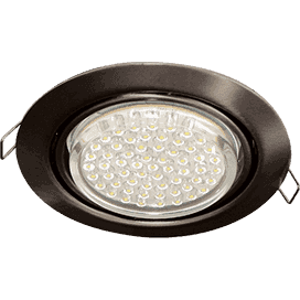 Светильник встраиваемый поворотный Ecola GX53 FT9073